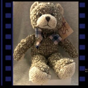 Handcrafted Russ Bear with Bow